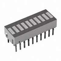 HLCP-J100LED - 电路板指示器，阵列，发光条，条形图