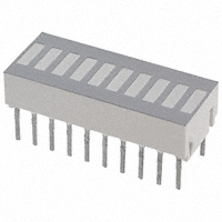 HDSP-4840-FG000LED - 电路板指示器，阵列，发光条，条形图