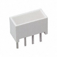 HLMP-2400LED - 电路板指示器，阵列，发光条，条形图