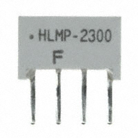 HLMP-2300-EF000LED - 电路板指示器，阵列，发光条，条形图