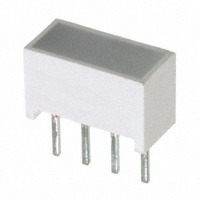 HLMP-2400-EF000LED - 电路板指示器，阵列，发光条，条形图