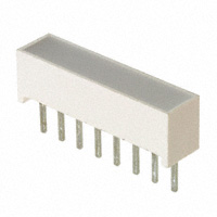 HLMP-2450-EF000LED - 电路板指示器，阵列，发光条，条形图
