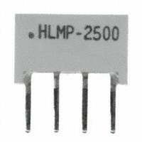 HLMP-2500-FG000LED - 电路板指示器，阵列，发光条，条形图