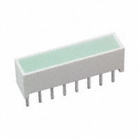 HLMP-2550LED - 电路板指示器，阵列，发光条，条形图