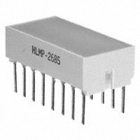HLMP-2685-EF000LED - 电路板指示器，阵列，发光条，条形图