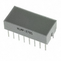HLMP-2785-EF000LED - 电路板指示器，阵列，发光条，条形图