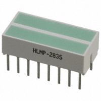 HLMP-2835LED - 电路板指示器，阵列，发光条，条形图
