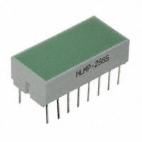 HLMP-2885-FG000LED - 电路板指示器，阵列，发光条，条形图