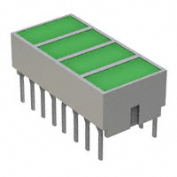 HLMP-2820LED - 电路板指示器，阵列，发光条，条形图