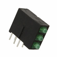 WP4060XH/3GDLED - 电路板指示器，阵列，发光条，条形图