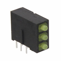 WP4060XH/3YDLED - 电路板指示器，阵列，发光条，条形图
