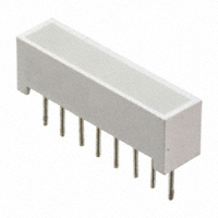 LTL-2550GLED - 电路板指示器，阵列，发光条，条形图