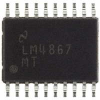 LM4867MT/NOPB音頻放大器